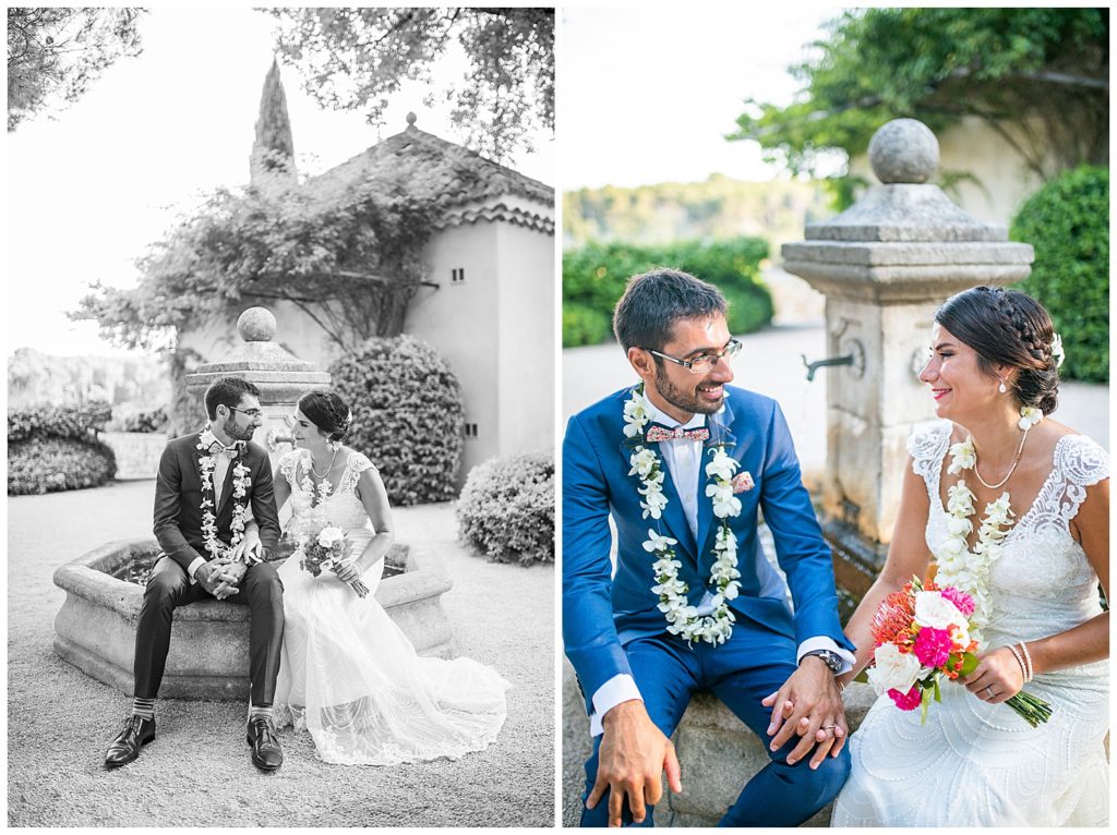 An Hawaiian wedding in Provence at Chateau La Tour Vaucros, in Sorgues near Avignon