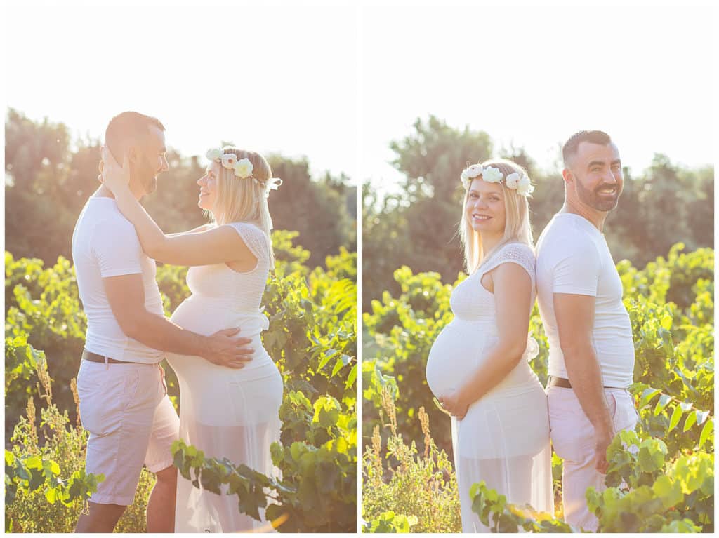 A sweet maternity photo session in the heart of Provence
