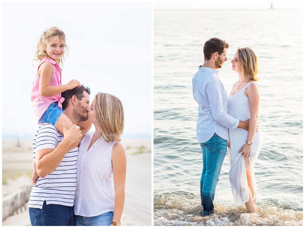An engagement and family photo session on l’Espiguette beach in Le Grau du Roi in Camargue
