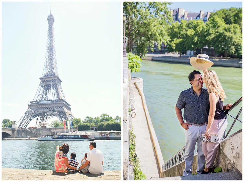 Locations for a Paris photo session: Seine River