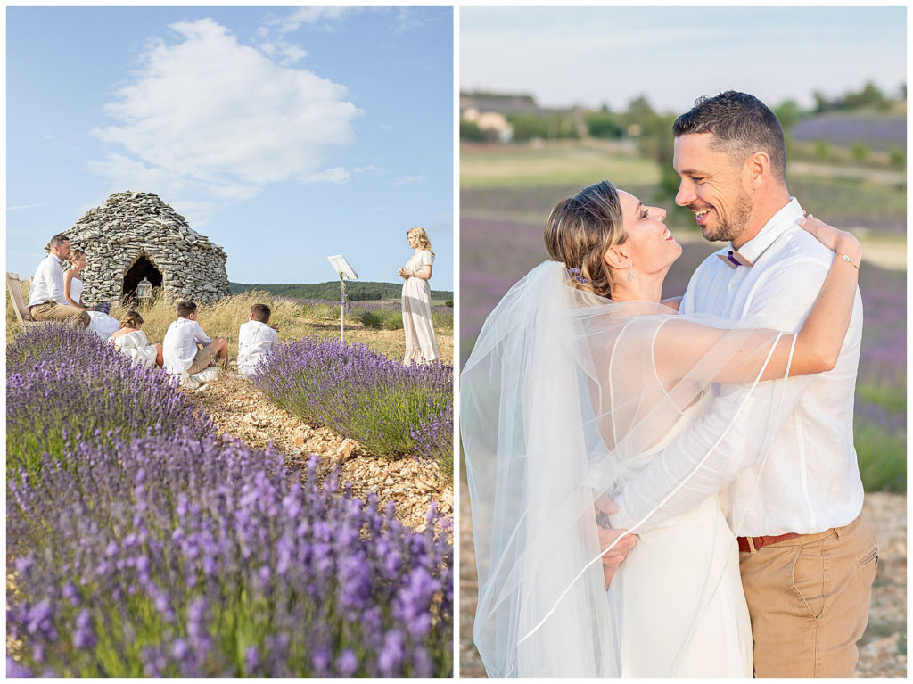 Mariage intime et renouvellement de vœux en Provence